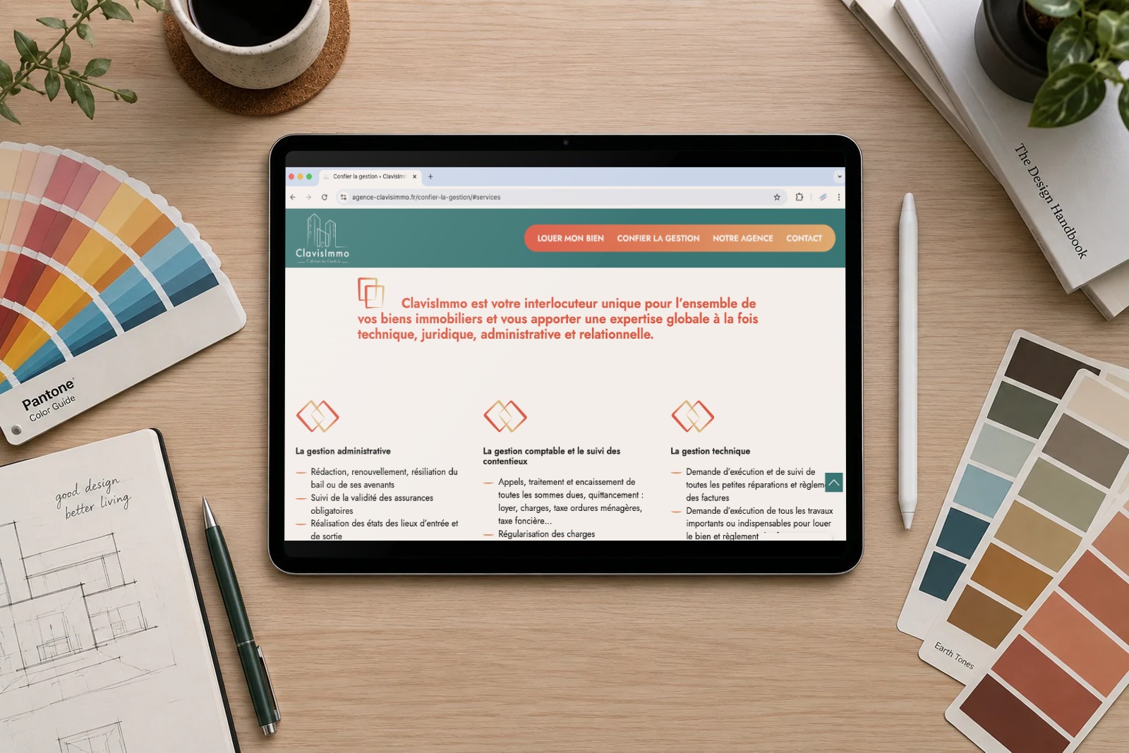 Refonte du site internet ClavisImmo | HITZA